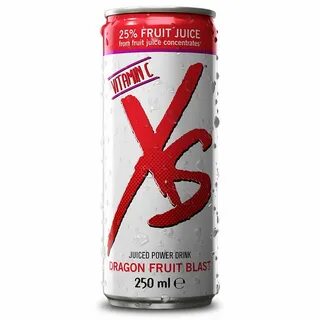 XS Juiced Power Drink - Dragon Fruit Blast is the positive w