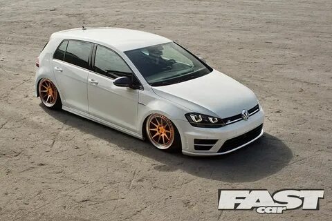 modified Mk7 VW Golf R white Vw golf, Car volkswagen, Golf