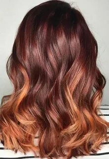 Copper Hair Color Ideas Auburn ombre hair, Hair styles, Hair