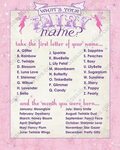 Fairy Name Poster INSTANT DOWNLOAD Printable Party Sign Etsy