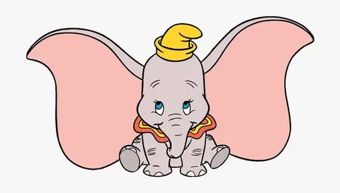 Dumbo Drawing Cartoon - Dumbo Clipart, HD Png Download , Tra