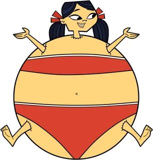 Kitty' Big Ball Belly Swimsuit Version - Total Drama Inflati