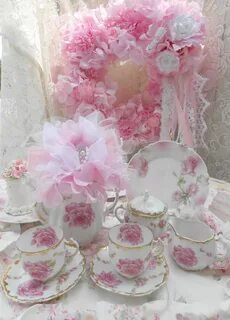 Olivia's Romantic Home: Rose garden tea party Pink tea, Tea 