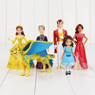 Hot 6pcs/lot elena of avalor Ariel Cinderella Snow white Sof