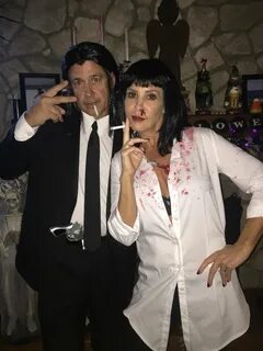 Pulp fiction Couples costumes, Couple halloween costumes, Ha