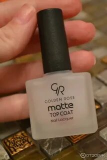 Отзыв о Матовое покрытие для ногтей Golden Rose Matte Top Co