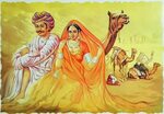Rajasthani painting, Indian paintings, Art painting acrylic