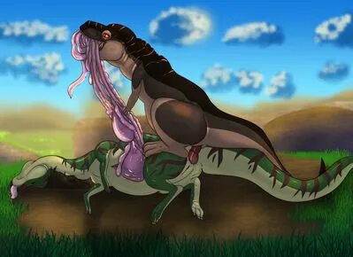 Feral Dinosaur Mating - Dino Hunting - Herpy Image Archive