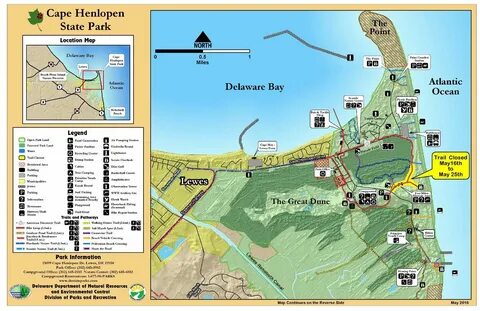 Cape Henlopen Campground Map - Real Map Of Earth