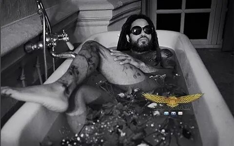 Lenny Kravitz Oddly Offers Himself Up in a Tub for Valentine