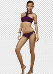 Free download Barbara Palvin, women's purple bikini transpar