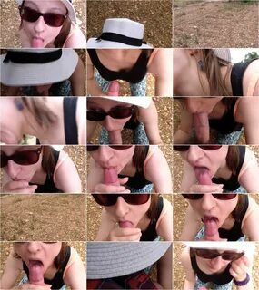 Amateurs 24yr old Shellie swallowing cum in the park (2018/M