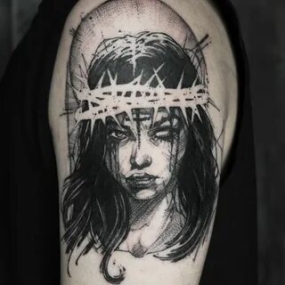 G.GHOST Blackwork tattoo, Badass tattoos, Ink tattoo