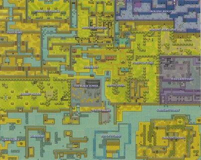 Oracle Of Ages Overworld Map