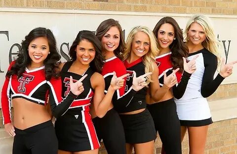 Texas Tech cheerleaders Texas tech, Cheerleading, Texas tech