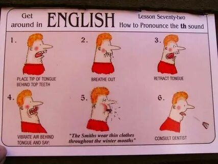 Funny guide: How to pronounce the TH sound in English Inglês