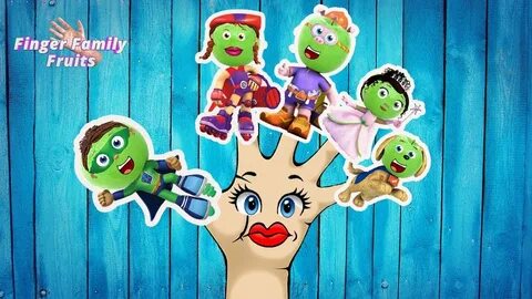 Super Why Finger Family Song for Kids Green Apple Finger Fam