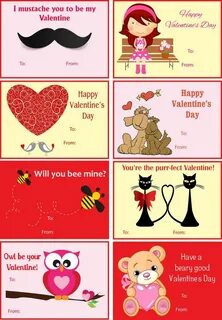 Funny Printable Valentine's Day Cards - DIY