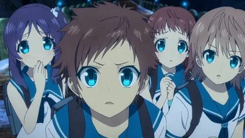 Chisaki, Hikari, Manaka, and Kaname Nagi no Asukara Anime, Đ