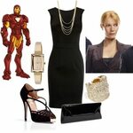 Pepper Potts(Iron Man) Character dress up, Fantasy fashion, 