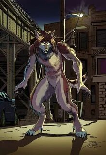 Urban Wolf - Color by dirktiede Wolf colors, Werewolf storie