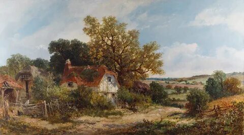 Cottage near Dorking - JAMES EDWIN MEADOWS - SOLD - Cambridg