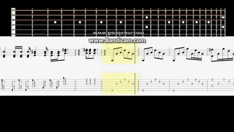 Metallica - Nothing else matters Acoustic guitar lesson note
