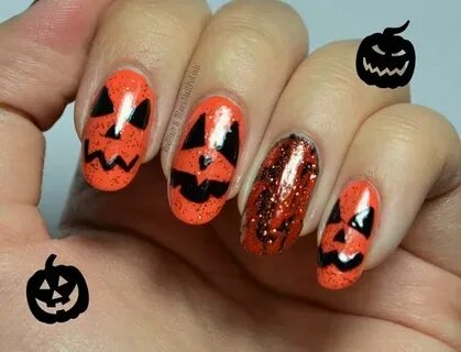 Пин на доске Halloween nails