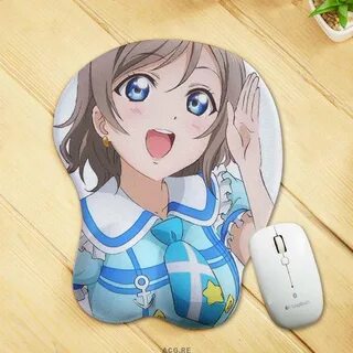 3d Breast Mouse Pad