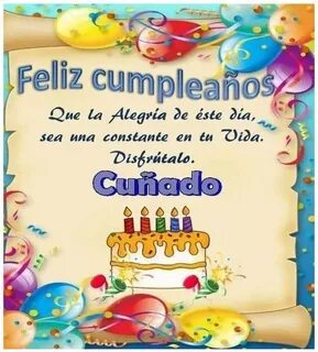 Saludos de Feliz cumpleaños a mis cuñados culeados Feliz cum