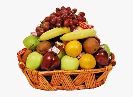 Fruits Transparent Basket Png - Transparent Background Fruit