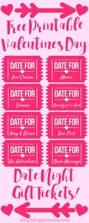 Free Printable Valentines Day Coupons Valentines printables 