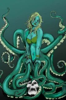 Octopus Girl by Jorgie169 on deviantART Sea creatures art, M