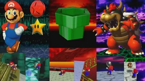 Super Mario 64 - Bowser Stages Compilation - YouTube