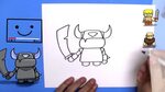 How To Draw Mini Pekka from Clash Royale- EASY Chibi - Step 