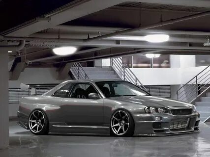 Slammed Skyline Nissan gtr r34, Jdm cars, Nissan skyline