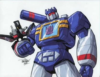 Soundwave & Laserbeak by Scott Dalrymple Transformers artwor