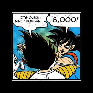 Dragon Ball Z Over 9000 Goku Slap Men's T-Shirt Fruugo UK