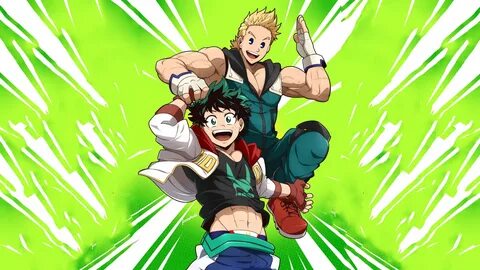 Midoriya & Mirio. Desktop wallpaper. 2560x1440