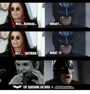 Hey Batman Whut? WHAT HEY-- BATMAN I THE GODDAMN BATMAN THE 