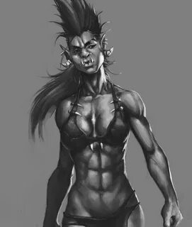 Pin by Trey Hall on Fantasy Orks Female orc, Female characte