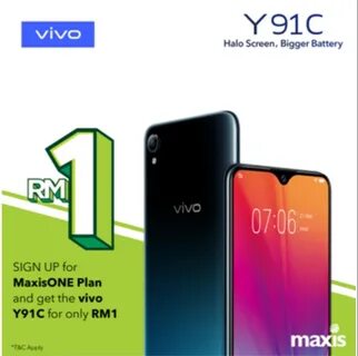 GRAB YOUR VIVO Y91C AT MAXIS FOR RM1 - ♥ ♥ MAMA MASZULL ♥ ♥