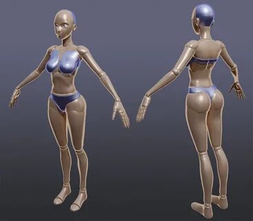 Female posing mannequin - Works in Progress - Blender Artist