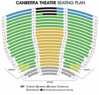 canberra theatre seating chart - Monsa.manjanofoundation.org