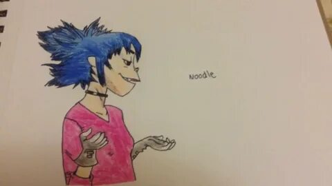 Gorillaz Noodle Phase 4 Drawing - YouTube