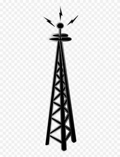 Transmission Tower Icon - Transmitter Tower Clip Art - Free 