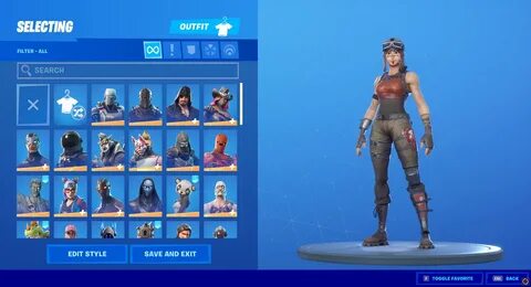 imbattersi Alfabeto miscellaneo fortnite renegade raider acc