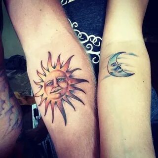 50 Meaningful and Beautiful Sun and Moon Tattoos - KickAss T