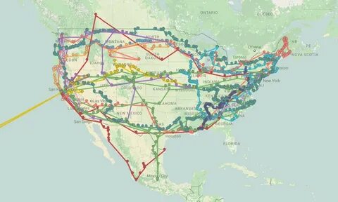 A Map of Literature’s Most Epic Road Trips Cool Material