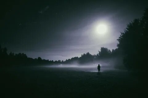 Wallpaper ID: 135470 / Moon, moonlight, mist, dark, river, f